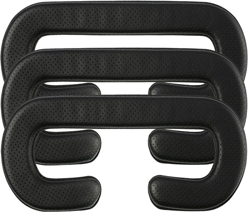 SATINIOR 4 Pack 11 mm PU Leather Foam Face Replacement Cover Pad, Memory Foam Compatible with HTC Vive Headset, Black