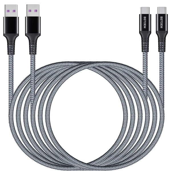 C Charger Cable Fast Charging Long USB C Cord, 10FT 2Pack for Samsung Galaxy S10/S9/S8/Note, Kindle Fire