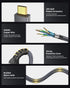 10FT 4 40Gbps 240W 8K/5K 2026 Maxonar Long Thunderbolt Cable, Sync, Charging, Display, All-in-One Cable Replaces