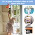 SANJIE Door Alarm for Home Wireless Door Alarms for Kids Safety with 120dB, Window Door Open Alarm Sensor for Dementia Patients Safety, Pool Silver, 3 Pack Magnetic Sensor