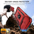 Goton iPhone 15 Plus Case - Heavy Duty Shockproof Bumper with Screen Protector & Slide Camera Cover, Red