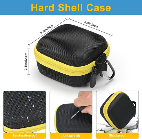 Storage Hard Case Compatible with DeWALT Bluetooth Speaker, Magnetic Clip-On Wireless Portable Mini Speaker Holder Bag