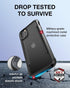 Raptic Shield for iPhone 11 Pro Max Case - Shockproof Protective Clear Case, Military 10ft Drop Tested, Black