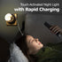 Cute 30W USB C Night Light Wall Charger Space Bot GaN Fast PD Charging Block - Touch Dimmable LED Lamp Power Adapter