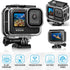 Hero 12 11 10 9 Waterproof Housing Case with 3-Pack Dive Filter for GoPro Hero12 11 10 9 Black, Protective 60m Underwater Dive Case Shell with Bracket Accessories for Go Pro Action Camera Accessories