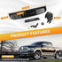 Multi-Mount Dash Phone Holder with Metal Rod for 2012-2017 Dodge RAM, Phone Mount Storage Tray Cellphone System Kit