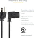 StarTech.com 3ft (1m) 5-15P C13, 10A 125V, 18AWG, (PXT101L3) Computer Power Cord, NEMA To Right Angle Replacement AC