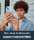 FNTCASE Clear Slim Shockproof iPhone 15 Case: Tough 5G Protection, Anti-Yellowing, Scratch & Drop Proof, 6.1 inch.