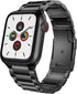 Titanium Band for Apple Watch, Compatible with 49mm, 45mm, 44mm, 42mm, Black Metal Replacement Strap