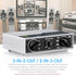 Portable 3-Way Audio Switcher Box Splitter for Headphone Microphones