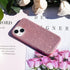 MATEPROX Bling Sparkle Protective Case for iPhone 13 Mini, iPhone 12 Mini, Cute Girls Women (Pink)