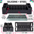DeskBrick by CordBrick, Black Heaviest Weighted Cord Organizer for Desktop, Phone Stand & Cable Management Gift