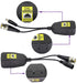 AAOTOKK Cat5 RJ45 720P 960P 1080P 3MP 4MP 5MP 8MP System(18cm-4Pairs) Power Video Balun DC BNC to Network Transceiver