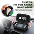 ANKHOH 45W 10000mAh, 2 Power Bank Case Compatible with Anker Nano Portable Charger Travel Storage Bag with Carabiner