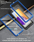 Poetic Spartan Case for Samsung Galaxy A72, Full Body Rugged Shockproof Protective Cover with Built-in Screen Protector