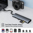 USB C HUB for iPad Pro 9-in-1 Adapter, Docking Station with 4K HDMI, USB-C PD, SD/TF Reader, for iPad Mini 6