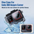 Waterproof Housing Case for Insta 360 Ace Pro, Dive Case with Harden Glass & Aluminum Alloy Frame, 60m