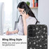 Compatible with Samsung A15 Case Glitter Shockproof, Samsung Galaxy A15 5g Phone Case Bling Sparkly TPU and PC Silicone Shiny Girl Women Thin Protective Cover (Black)