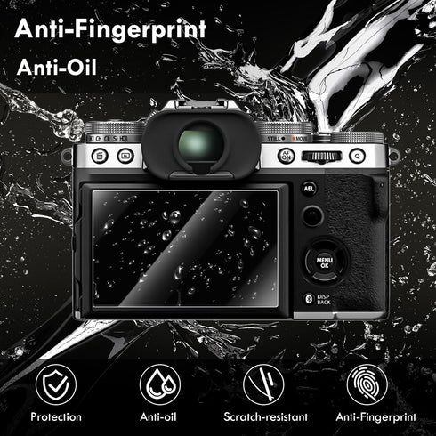 Rieibi (3 Packs) Screen Protector for Panasonic S5II S5IIX Camera, 0.25mm 9H Hardness Tempered Glass Film