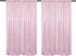 Pink Sequin Backdrop Curtains 2 Panels, 4FTx8FT Glitter Pink Photo Drapes for Party, Wedding, Baby Shower