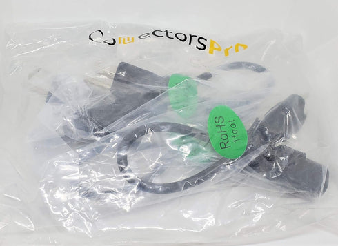 1 Foot 4 Pack Universal Short Power Cable Cord 18 AWG - 12 Inches IEC320 C13 to NEMA 5-15P