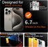 2 PACK Privacy Screen Protector for iPhone 15 Pro Max, Anti Spy Gradient Tempered Glass with Installation Alignment
