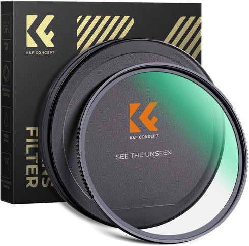 K&F CONCEPT 55mm MC UV Protection Filter Shockproof Tempered Optical Glass with 28 Multi-Layer