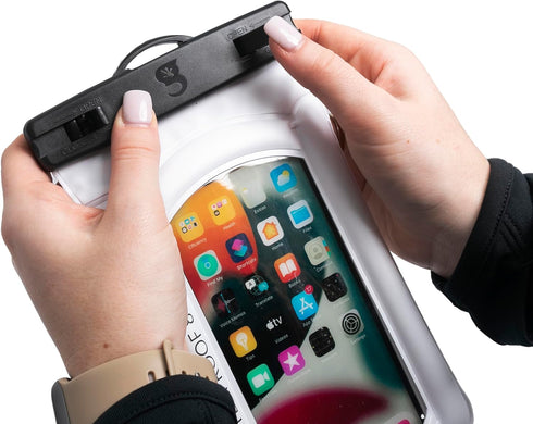 geckobrands Float Phone Dry Bag, Waterproof & Floating Phone Pouch for Most iPhone and Samsung Galaxy Models