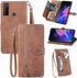 uriet Compatible with TCL 30 XL T701DL Wallet Case with Wrist Strap, Leather Flip Credit Card Holder Stand for 30XL 2022