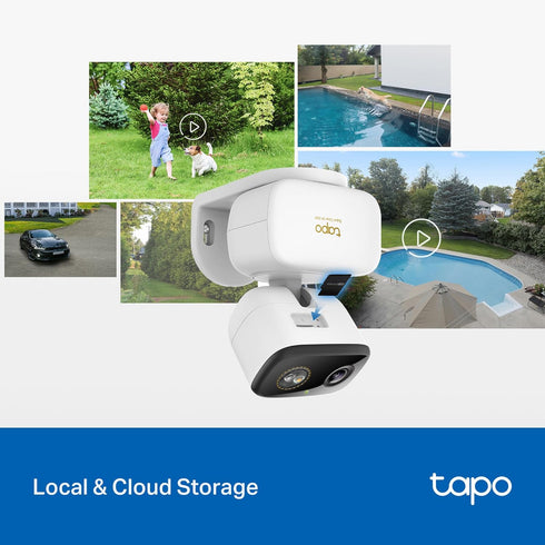 Tapo 3K 5MP 360 2.4 360 Pan/Tilt Indoor/Outdoor Security Camera, Free Person/Vehicle/Baby Cry Detect & Motion Track