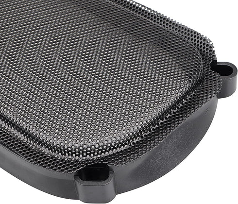 Motorcycle Speaker Grills Cover for Harley Road Glide FLTRX FLTRK FLTRI FLTRUSE FLTRXSE 1998-2013, Black, 1 Pair