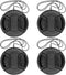 Camera 52mm Lens Cap Center Pinch with Lens Cap Leash Hole Bundle