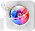 Wall CD Player with Speakers, ROADOM Bluetooth CD Player for Home, Hi-Fi Stereo Sound, Remote Control, White