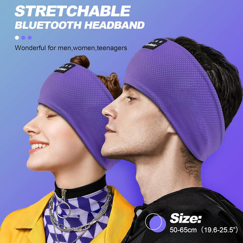LC-dolida Sleep Headphones Bluetooth 5.4, Headband Headphones Earphones Wireless, Sleep Mask for Sleeping, Sports, Gifts, Workout, Jogging, Yoga,Insomnia, Air Travel, Meditation