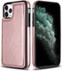 HianDier Wallet Case for iPhone 11 Pro Max, Slim Protective Case, Rose Gold, Credit Card Slot Holder