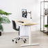 VIVO Single Monitor Arm Desk Mount, Holds Screens up to 32 Inch, Fully Adjustable Stand, White, STAND-V001W