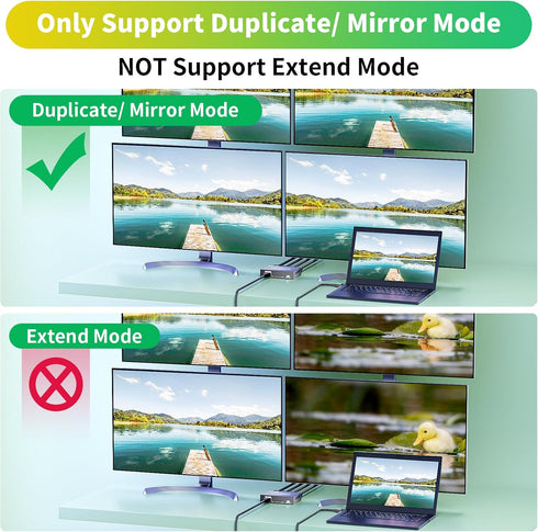 BolAAzuL HDMI Splitter 1 in 4 Out, 4K 30Hz Duplicator Adapter for 4 Displays, Supports Full HD 1080P, PS3, PS4,
