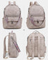 15.6 inch Backpack Backpack FADEON Leather Laptop Purse for Women, Designer Travel PU with Laptop Compartment for Work