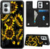 Moto G Power 5G 2024 Case Wallet Case with Card Slots & Kickstand PU Leather Cover Soft TPU Protective Phone Case for
