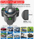 APPS2Car 4.7-13" Solid Cup Holder Tablet Mount for Car, Adjustable Height iPad Car Mount for Truck Low Profile Road