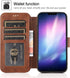 QLTYPRI Case for iPhone 12 Mini, Premium PU Leather Wallet Case with Card Slots, Kickstand, Shockproof Flip Cover -