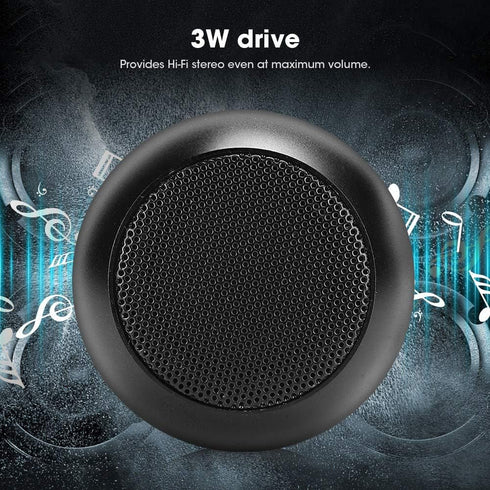 125 BM3D Aluminum Portable Bluetooth Speaker, Hi-Fi Stereo Sound, Compact Body, Clear Sound, Hands-Free Loudspeaker Box