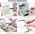 Mixoo 2 in 1 Stylus Pens for Touch Screens - High Sensitivity Disc & Fiber Tip for iPad, iPhone, Tablets (Dark Violet)