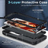 LeYi for Samsung S20 Ultra Case: Heavy Duty 3 in 1 Samsung Galaxy S20 Ultra Case, Military Grade Shockproof Phone Case Cover for Samsung Galaxy S20 Ultra (Black)