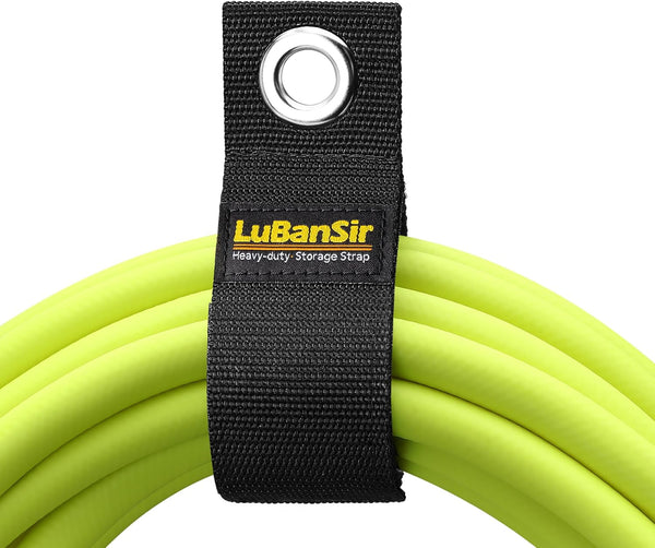 LuBanSir Extension Cord Holder, Assorted 9 Pack Hook and Loop Storage Straps for Garage Organization