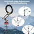 LOXP 1/4" 17/16/15/14/13/12 Magnetic Phone Tripod Mount with Cold Shoe, Adjustable Aluminum Alloy Phone Mount, Phone