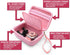 CASEMATIX Camera Travel Case for PROGRACE, Ourlife, Dragon Touch and More Waterproof Toy Camera Video Recorders - Pink