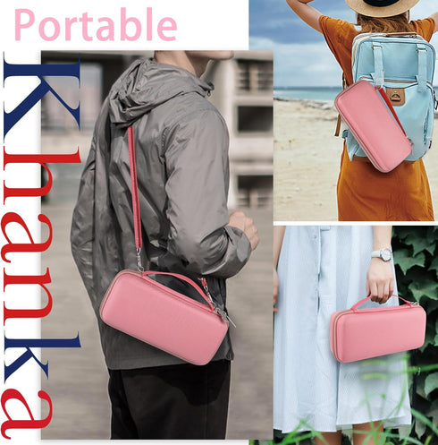 khanka Hard Travel Case for Bose SoundLink Flex Bluetooth Portable Speaker (Case Only, Pink)