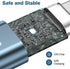 Male USB-C to Female Lightning Charger Adapter, 2-in-1 100W PD Charging + Data Sync for iPhone 15 Pro Max