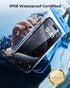 Waterproof Phone Pouch 8'', IPX8 Case with Lanyard for iPhone 15 14 13 12 11 Pro Max, 2 Pack/Blue